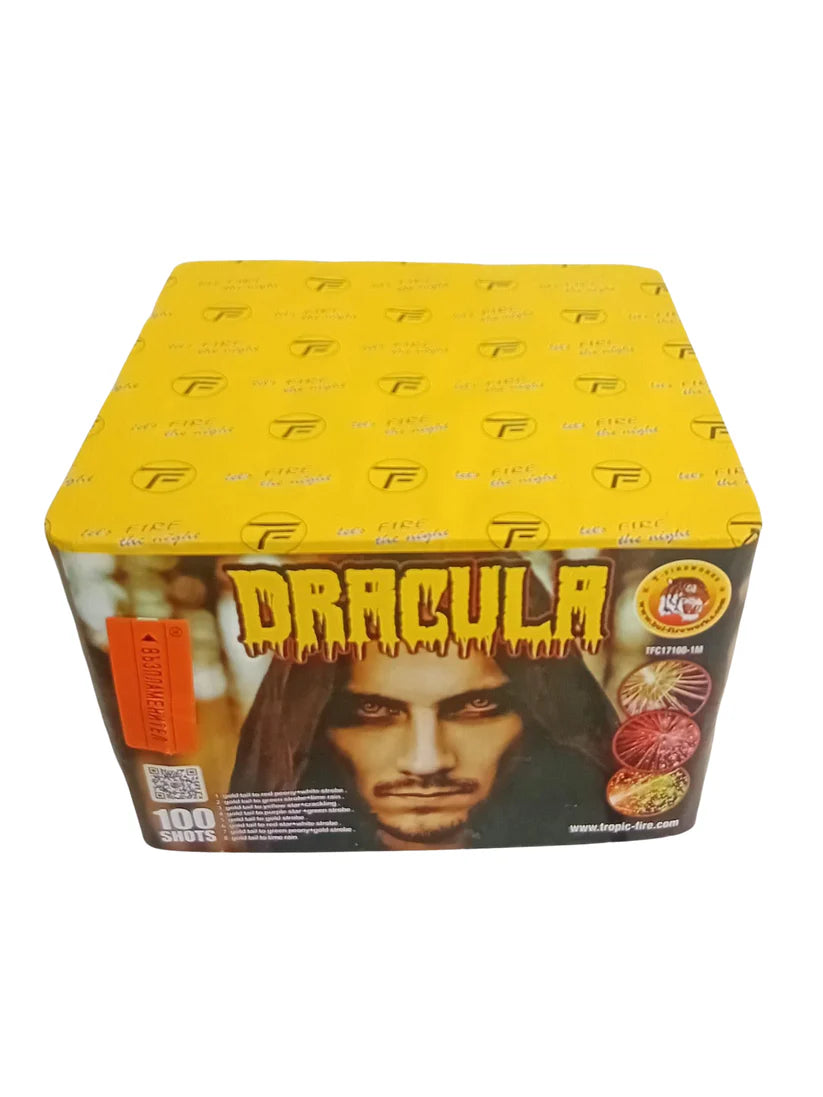 Bateria de Artificii Dracula – 100 Focuri, Calibru 20 mm