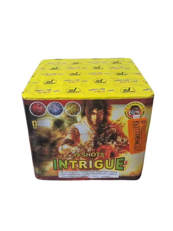 Baterie artificii Intrigue – 49 focuri, calibru 20mm