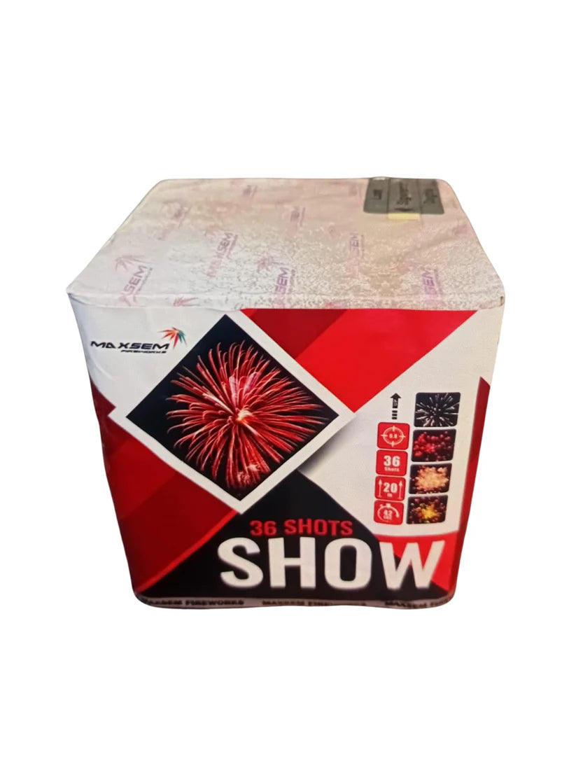 Baterie artificii Show – 36 focuri, calibru 20mm