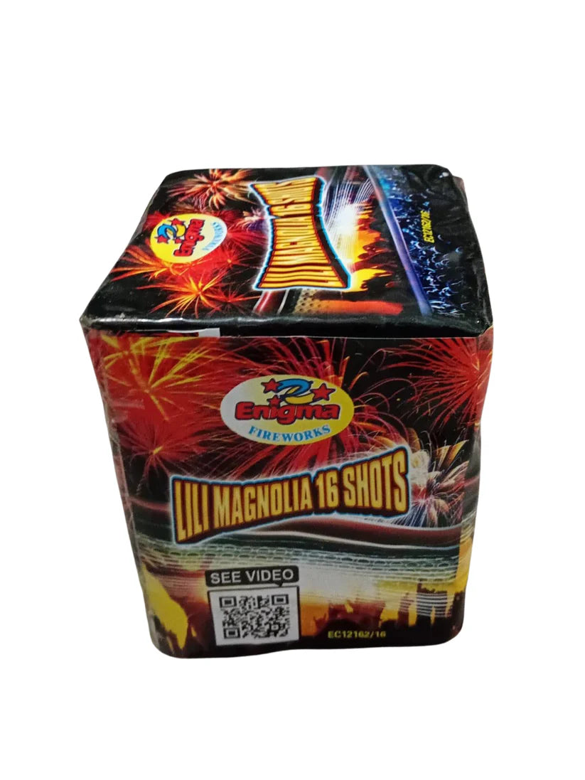 Baterie artificii Lili Magnola – 16 focuri, calibru 18mm